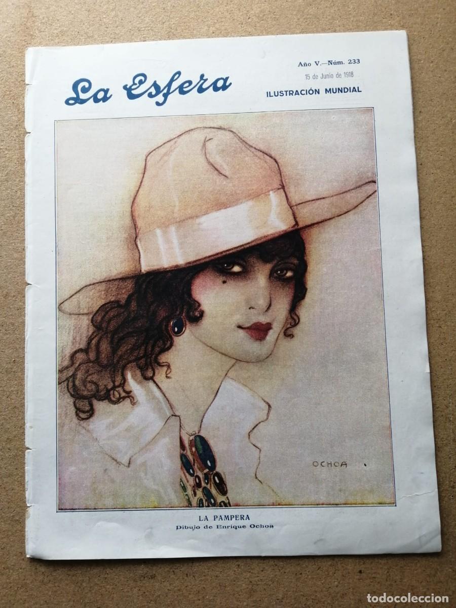 Coleccionismo de Revistas y Peri&oacute;dicos: REVISTA LA ESFERA (NUMERO 233) 15 JUNIO 1918