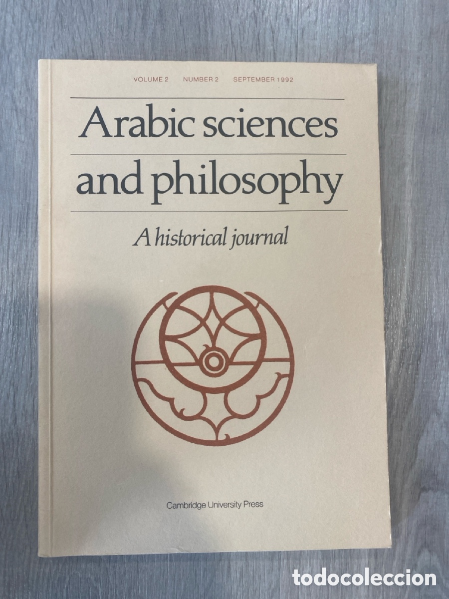 Collezionismo di Riviste e Giornali: Arabic Sciences and Philosophy: A Historical Journal (Vol. 2, n&ordm; 2)/ 1992/ Cambridge University Pres