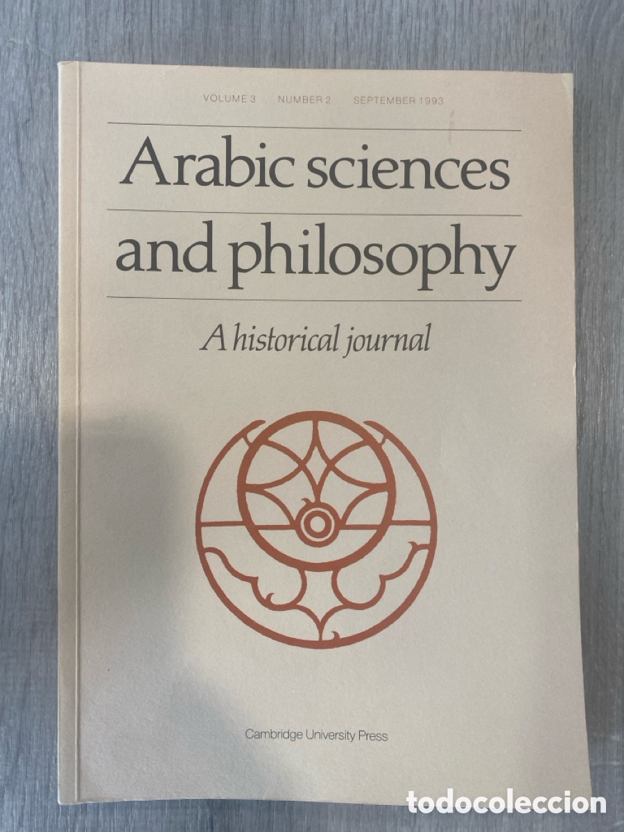 Collection Magazines and Newspapers: Arabic Sciences and Philosophy: A Historical Journal (Vol. 3, n&ordm; 2)/ 1993/Cambridge University Press