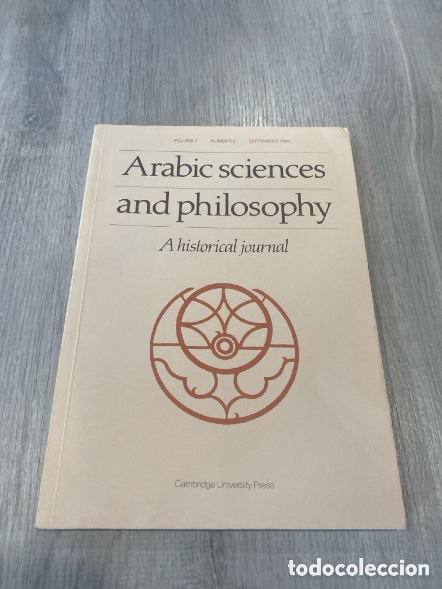Colecionismo de Revistas e Jornais: Arabic Sciences and Philosophy: A Historical Journal (Vol. 4, n&ordm; 2)/1994/Cambridge University Press.