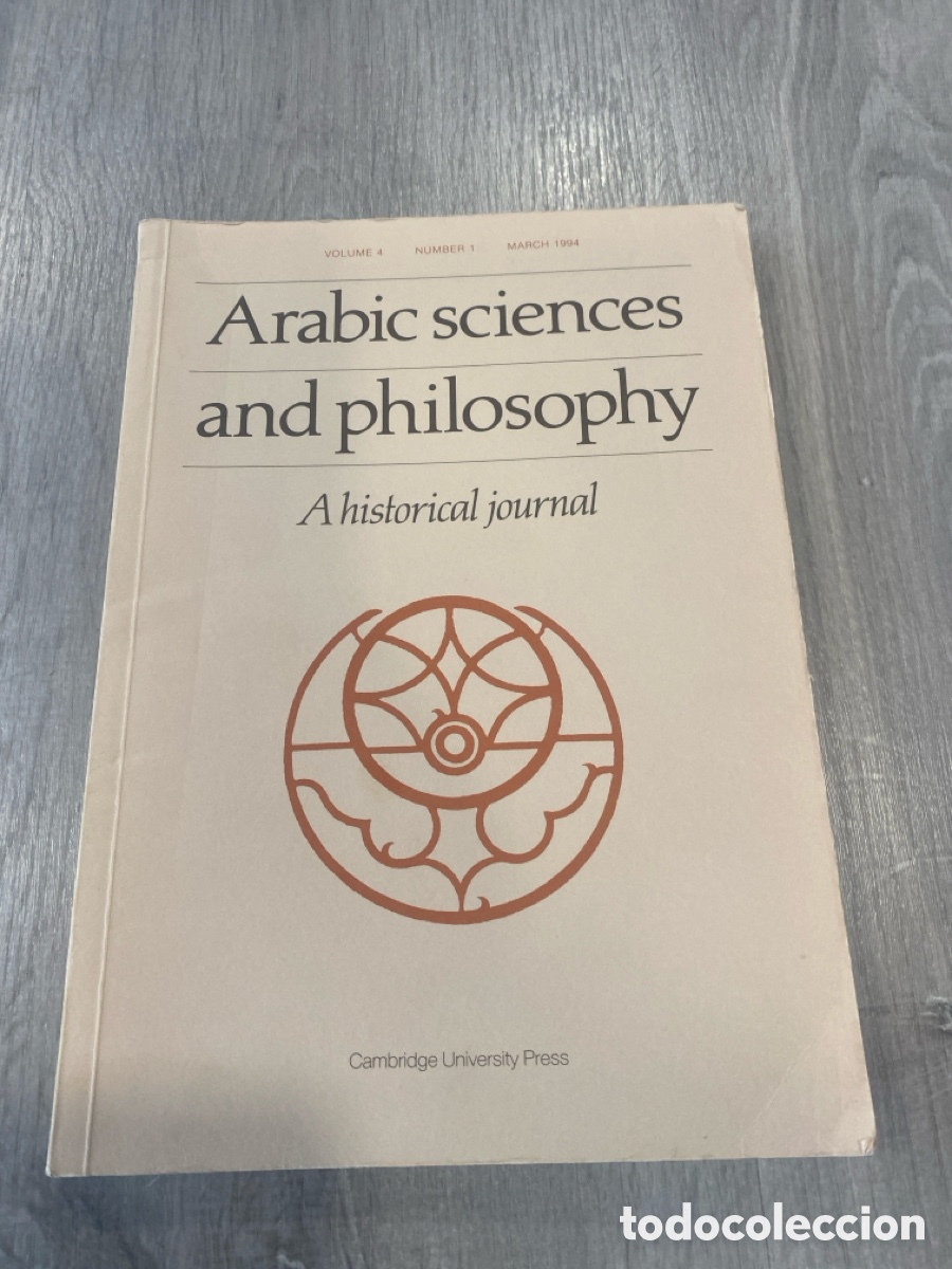 Collectionnisme de Revues et Journaux: Arabic Sciences and Philosophy: A Historical Journal (Vol. 4, n&ordm; 1)/1994/Cambridge University Press.