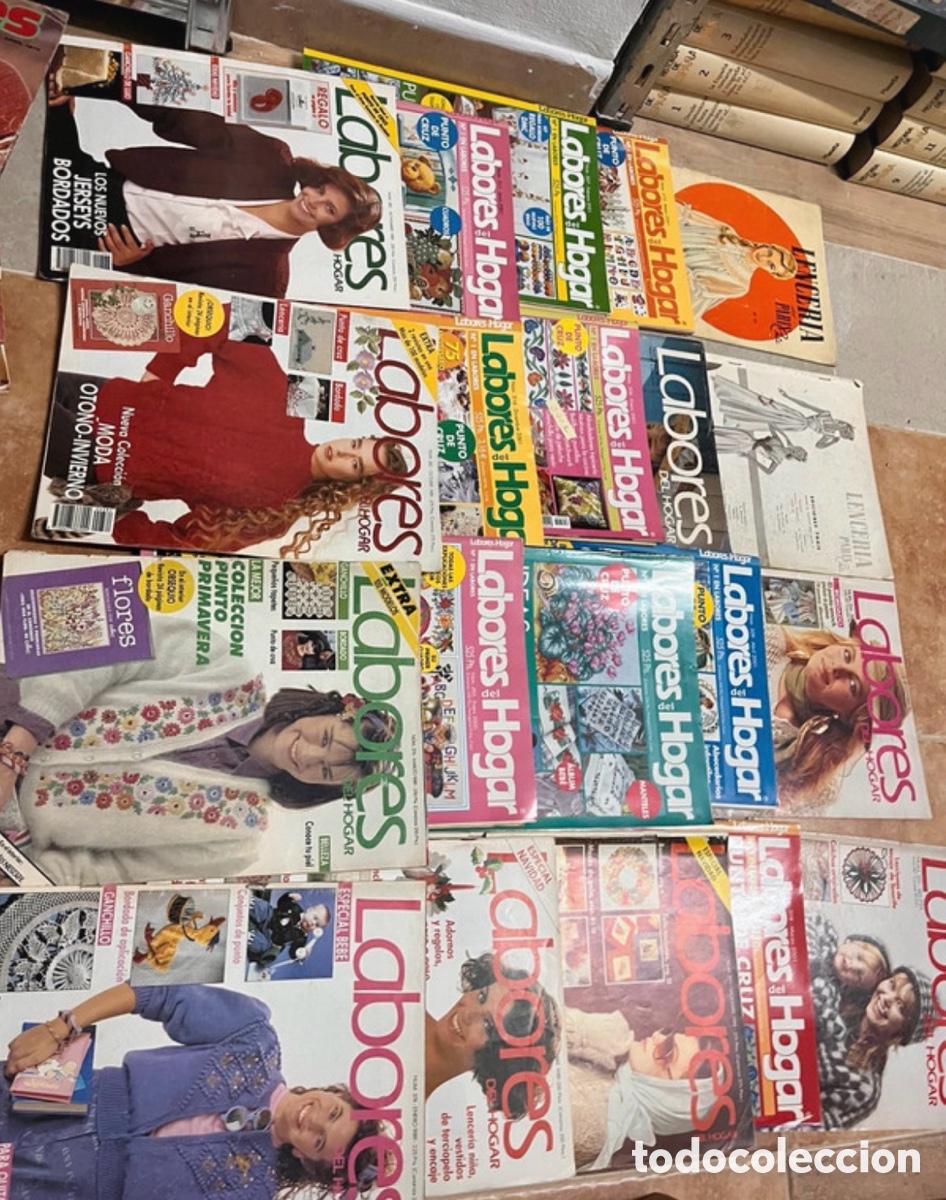 Colecionismo de Revistas e Jornais: Lote de 20 revistas de labores y punto de distintas &eacute;pocas