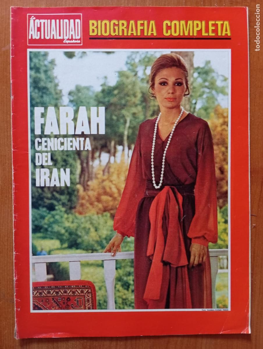 Coleccionismo de Revistas y Peri&oacute;dicos: Farah, Persia, Ir&aacute;n, Actualidad 1971. Sha de Persia