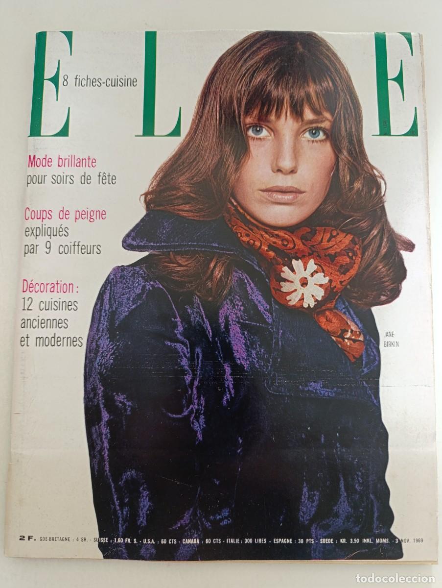 Coleccionismo de Revistas y Peri&oacute;dicos: Revista ELLE n&ordm; 1246 Jane Birkin &Eacute;velyne Dh&eacute;liat Rita Hayworth Nelo Risi Ghislaine D'Orsay MODA