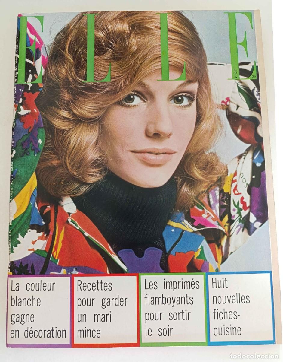 Coleccionismo de Revistas y Peri&oacute;dicos: Revista ELLE 1244 Jane Birkin Catherine Bouchy Mich&egrave;le Demai Michel Caron Rudolf Nur&eacute;yev MODA Gandhi