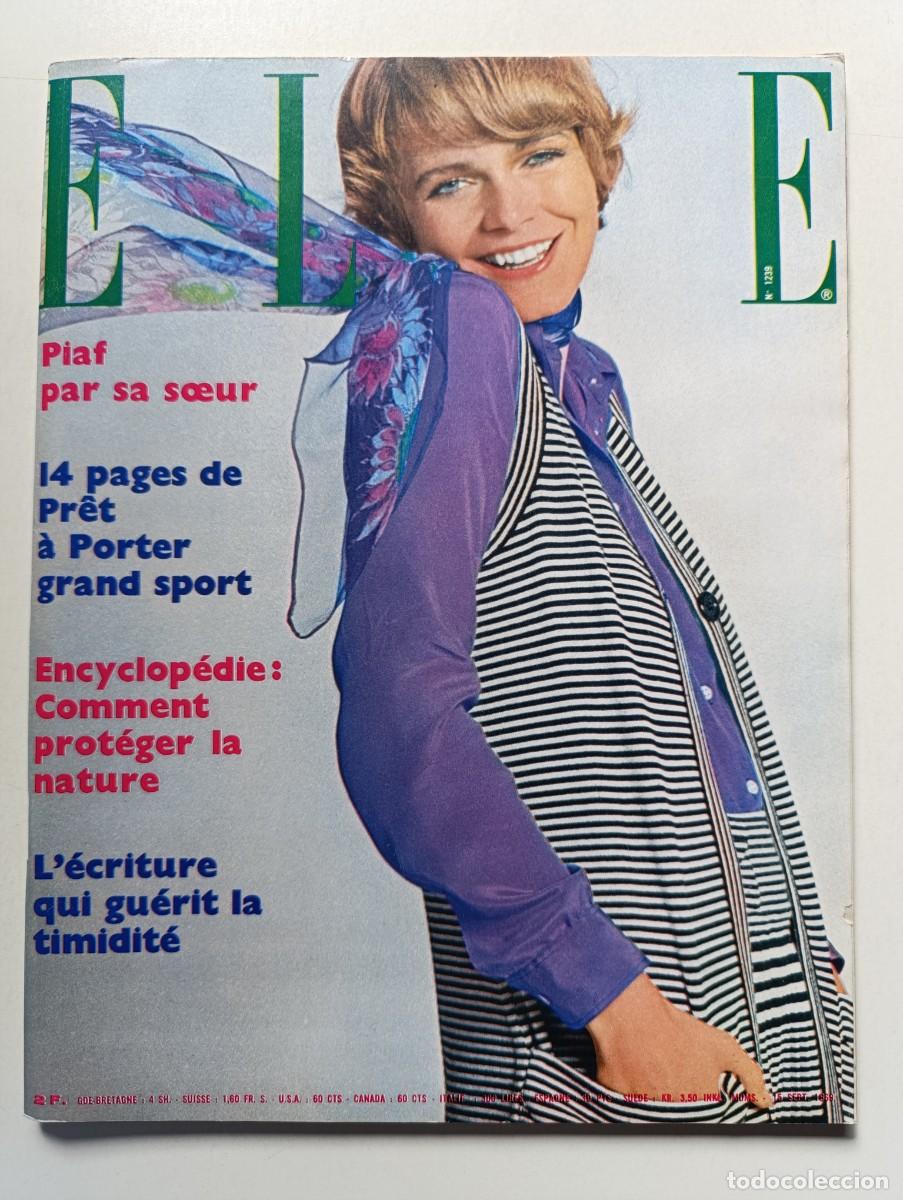 Coleccionismo de Revistas y Peri&oacute;dicos: Revista ELLE 1239 Joe Dassin &Eacute;dith Piaf Jane Birkin Mireille Darc Brigitte Bardot MODA Pr&ecirc;t-&agrave;-porter