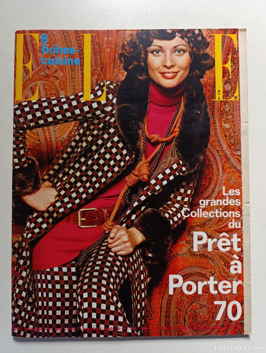 Coleccionismo de Revistas y Peri&oacute;dicos: Revista ELLE n&ordm; 1238 Pr&ecirc;t-&agrave;-porter MODA 70 Par&iacute;s Jane Fonda Jules Roy Louis de Fun&egrave;s Charles Bronson