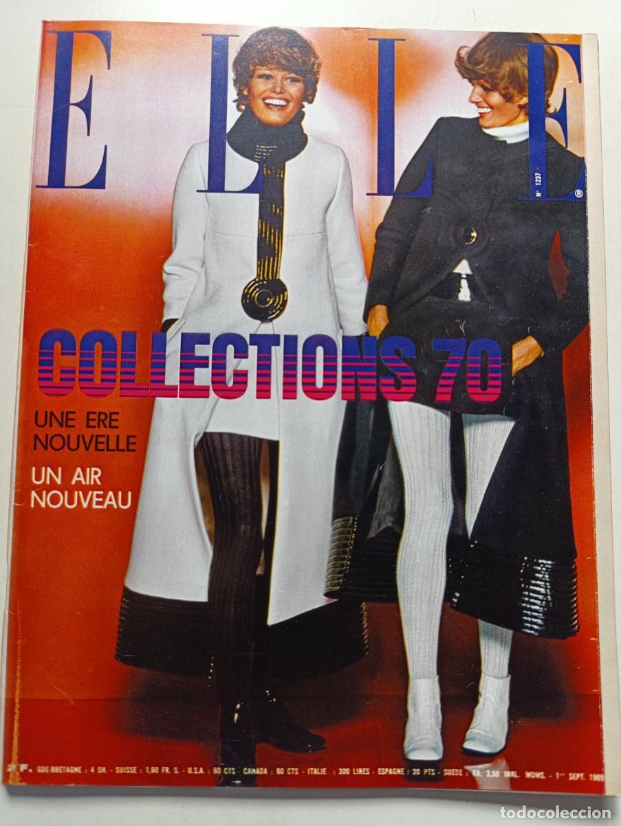 Coleccionismo de Revistas y Peri&oacute;dicos: Revista ELLE 1237 MODA Colecci&oacute;n 70 francesa invierno Danielle Darrieux Pierre Fresnay Ramakrishna