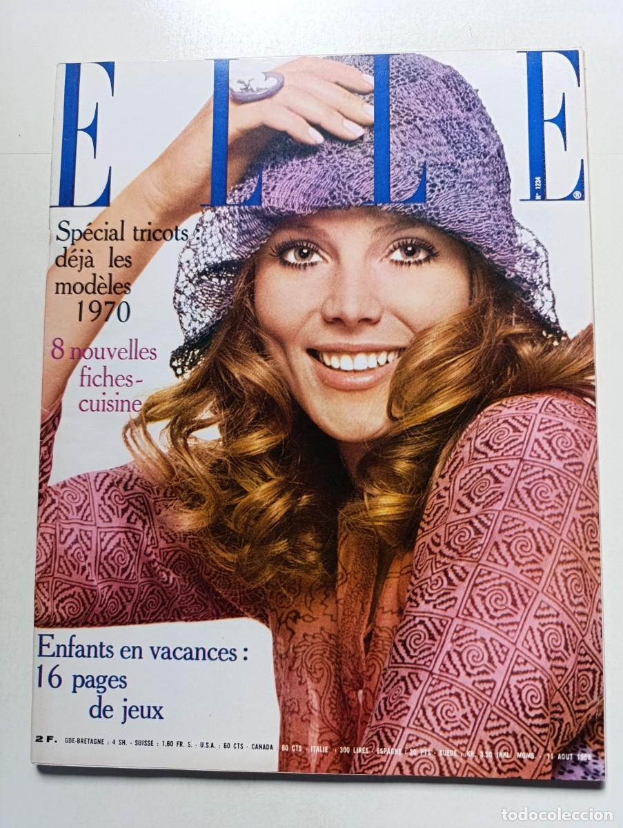 Coleccionismo de Revistas y Peri&oacute;dicos: Revista ELLE n&ordm; 1234 Zizi Jeanmaire Brigitte Bardot Jean-Paul Belmondo Peter Sellers patrones MODA