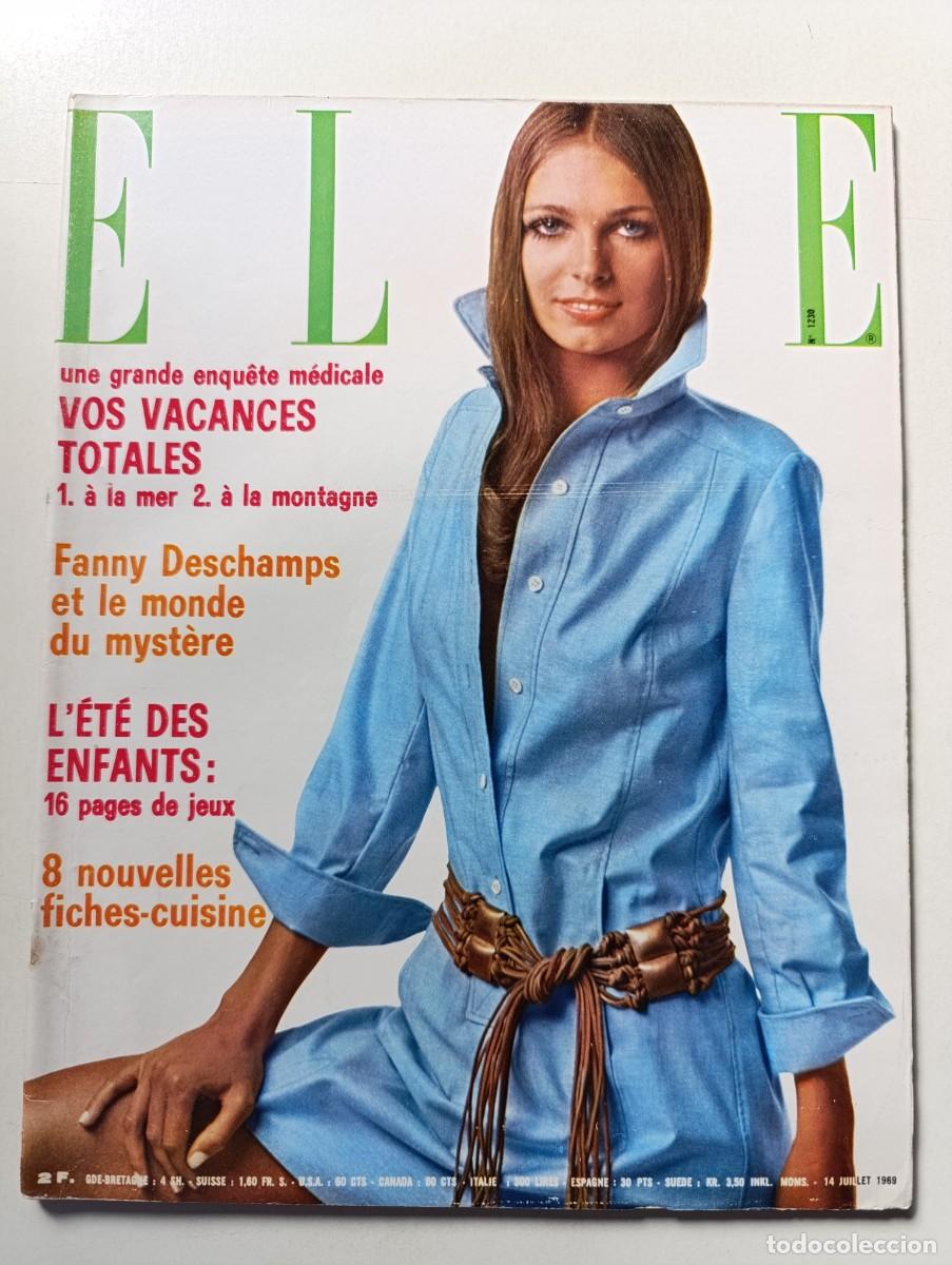 Sammeln von Zeitschriften und Zeitungen: Revista ELLE n&ordm; 1230 France Gall Sheila Dalida Karl Lagerfeld Jane Birkin Fran&ccedil;oise Brion Easy Rider
