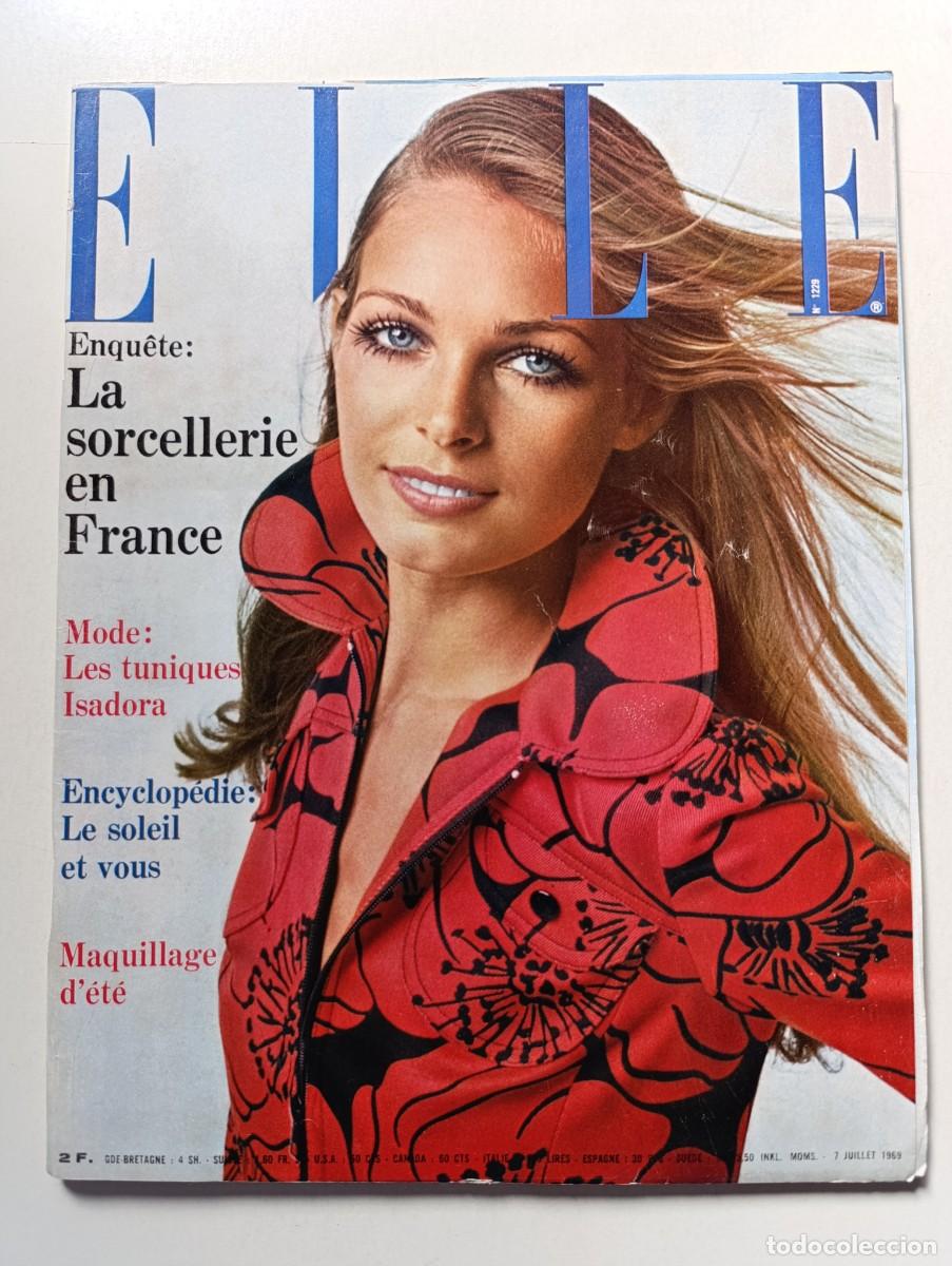 Collection Magazines and Newspapers: Revista ELLE n&ordm; 1229 Isadora Duncan Mireille Mathieu Romy Schneider Jean Seberg Maria Callas MODA