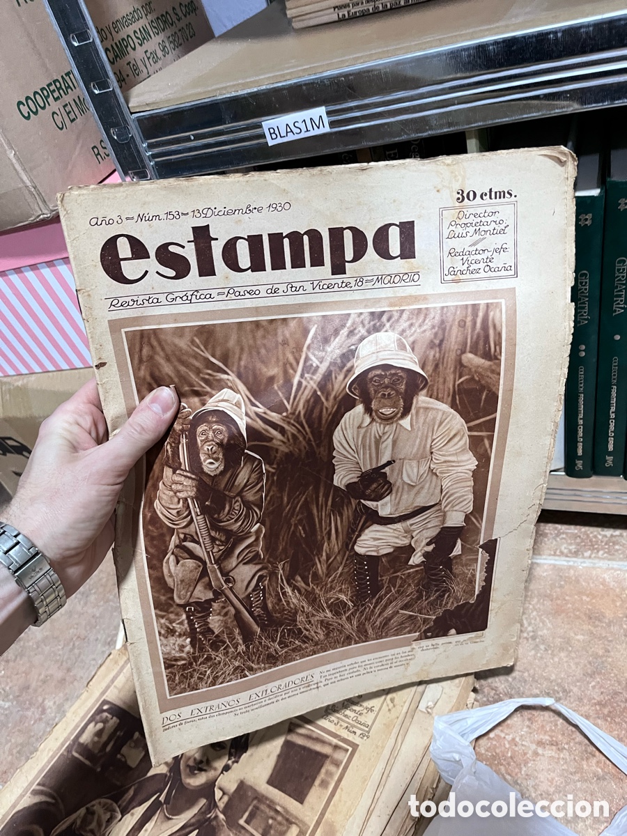 Coleccionismo de Revistas y Peri&oacute;dicos: Blas1M REVISTA ESTAMPA NUM. 153 - 13 DE DICIEMBRE 1930 - HUELGA GENERAL DE 48 HORAS EN VALENCIA