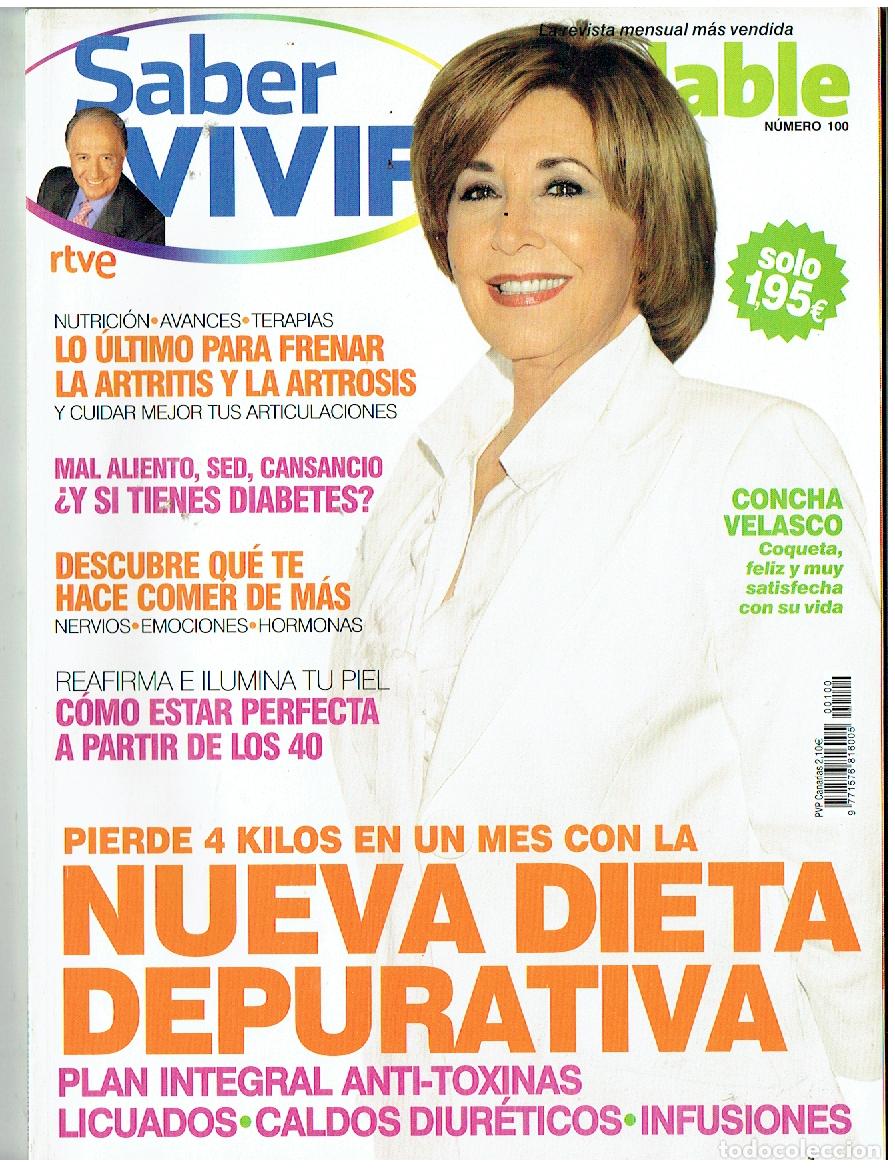 Coleccionismo de Revistas y Peri&oacute;dicos: SABER VIVIR. N&ordm; 100. CONCHA VELASCO. (P/B76)