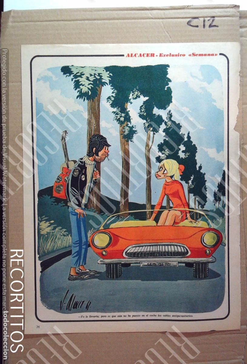 Coleccionismo de Revistas y Peri&oacute;dicos: ALCACER PIN UP SEMANA IRA DE FURSTENBERG