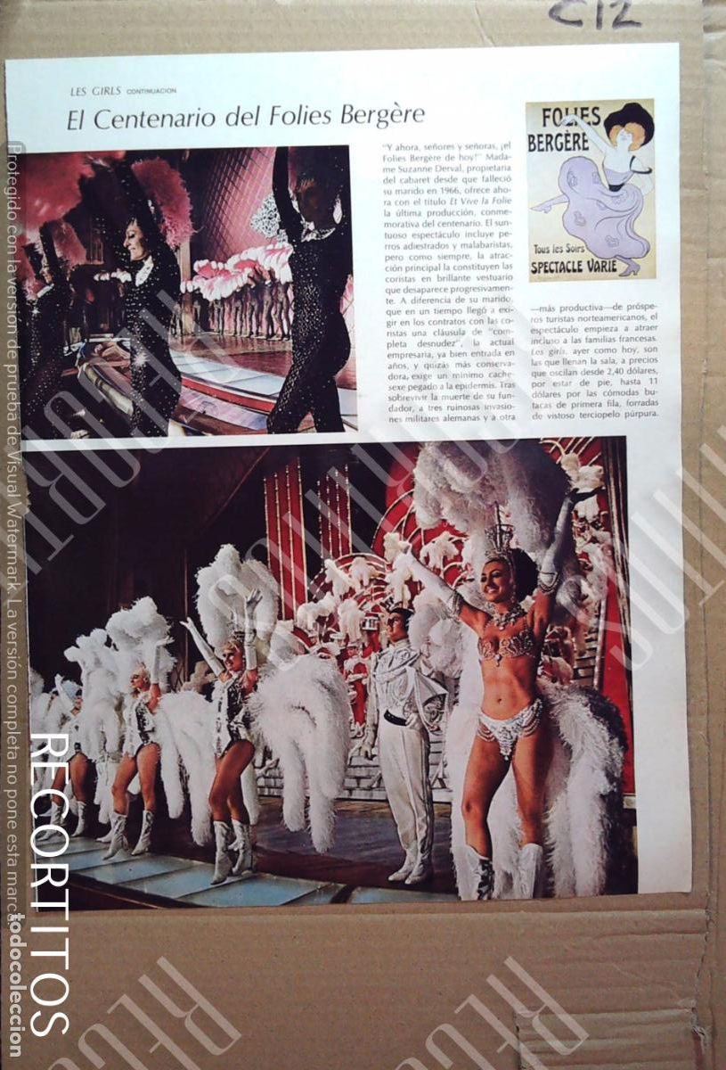 Coleccionismo de Revistas y Peri&oacute;dicos: CENTENARIO DEL FOLIES BERGERE