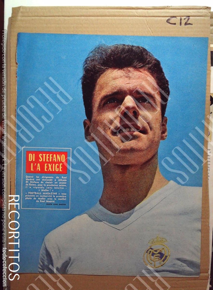 Coleccionismo de Revistas y Peri&oacute;dicos: ALFREDO DI ESTEFANO REAL MADRID COPA DEL MUNDO 1962