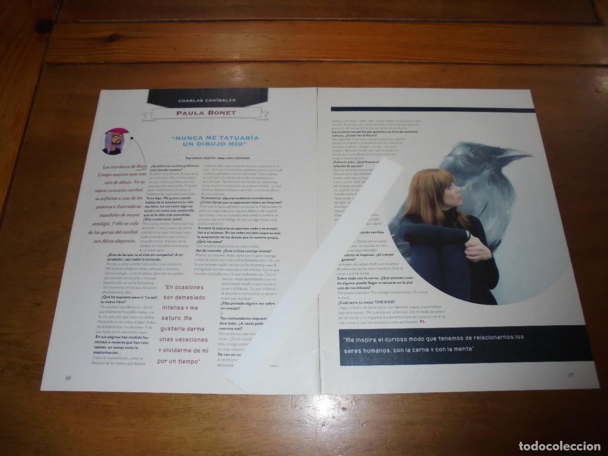 Coleccionismo de Revistas y Peri&oacute;dicos: RETAL 2017: ILUSTRADORA PAULA BONET, ENTREVISTA. OLVIDO ALASKA. NACHO CANUT.