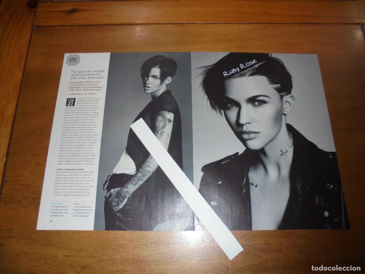 Coleccionismo de Revistas y Peri&oacute;dicos: CLIPPING 2017: RUBY ROSE, ENTREVISTA.