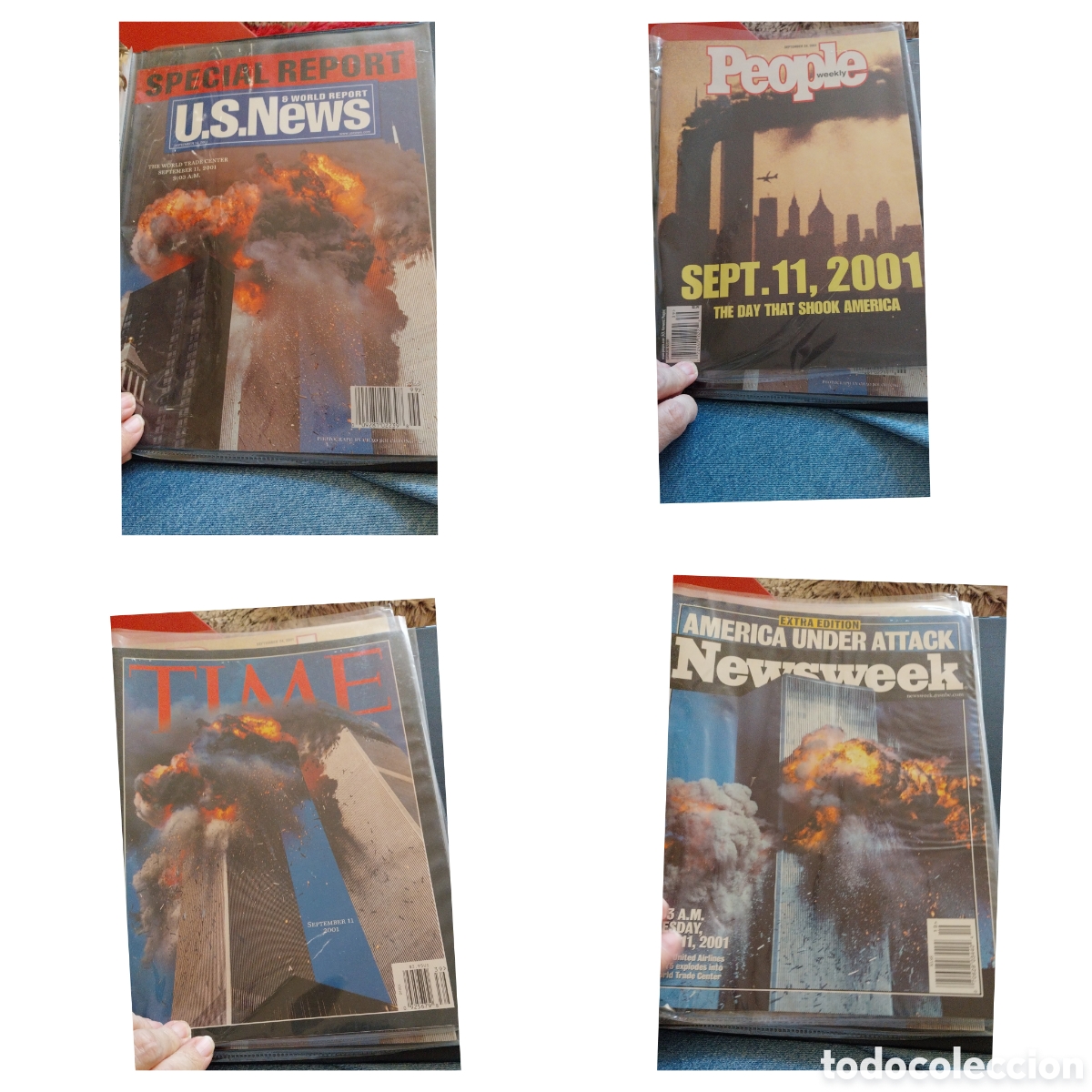 Coleccionismo de Revistas y Peri&oacute;dicos: Revistas 11 S Torres Gemelas