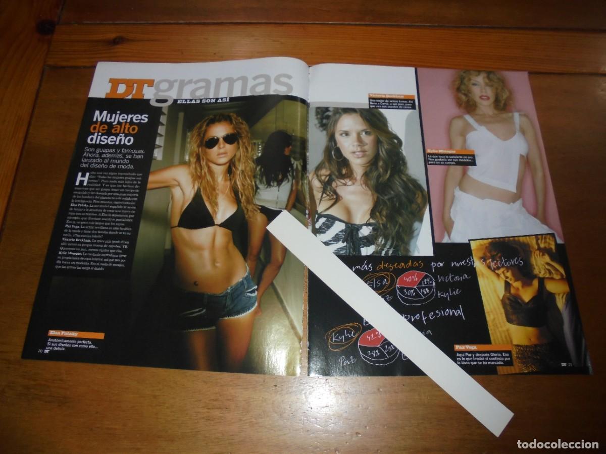 Coleccionismo de Revistas y Peri&oacute;dicos: CLIPPING 2004: ELSA PATAKY. VICTORIA BECKHAM. KYLIE MINOGUE. PAZ VEGA / PUBLICIDAD SCHOTT N.Y.C.