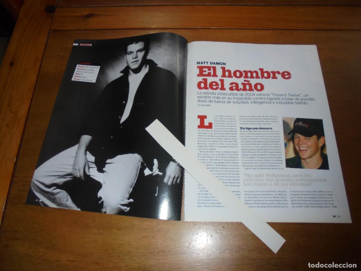 Coleccionismo de Revistas y Peri&oacute;dicos: CLIPPING 2004: MATT DAMON // JOYBEEE