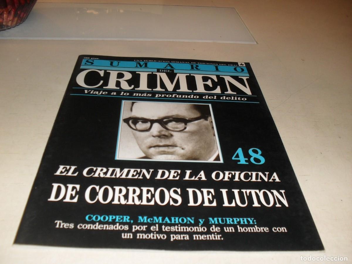 Collectionnisme de Revues et Journaux: SUMARIO DEL CRIMEN N&ordm; 48,EL CRIMEN OFICINA CORREOS LUTON,DE 100.JESUS DOMINGO EDITOR,1991