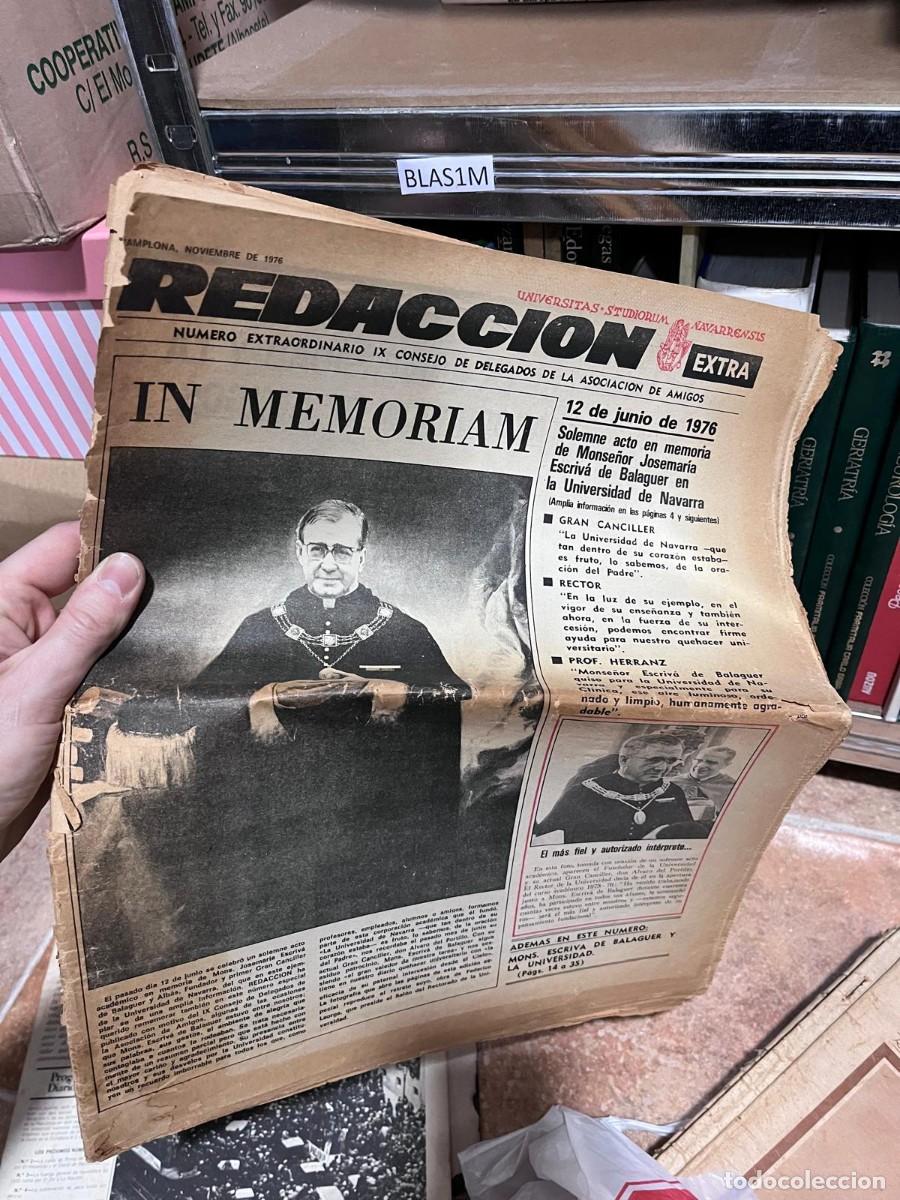 Coleccionismo de Revistas y Peri&oacute;dicos: BLAS1M PERIODICO DIARIO REDACCION NUMERO EXTRAORDINARIO IN MEMORIAM ESCRIVA DE BALAGUER 1976