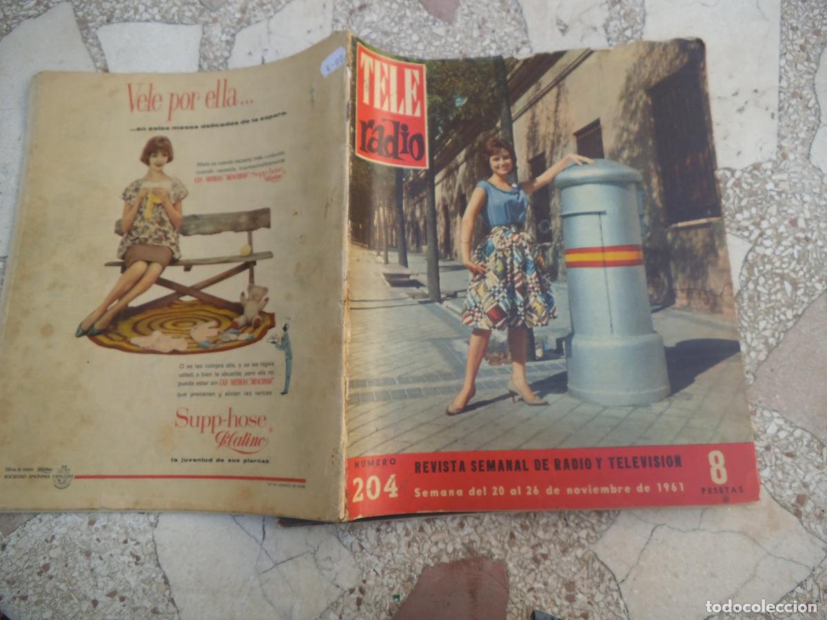 Coleccionismo de Revistas y Peri&oacute;dicos: revista, tele radio n&ordm; 204, arturo agostinho, margarita lozano,