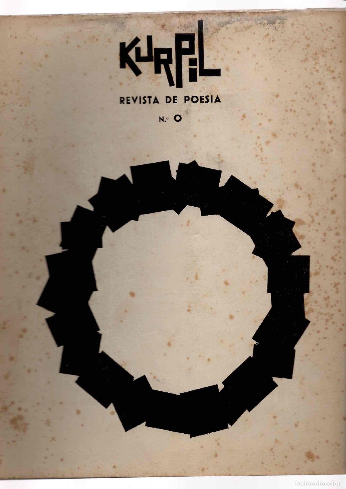Collection Magazines and Newspapers: KURPIL REVISTA DE POESIA N&ordm; 0. ASOCIACION ARTISTICA DE GUIPUZCOA, FEBRERO DE 1973
