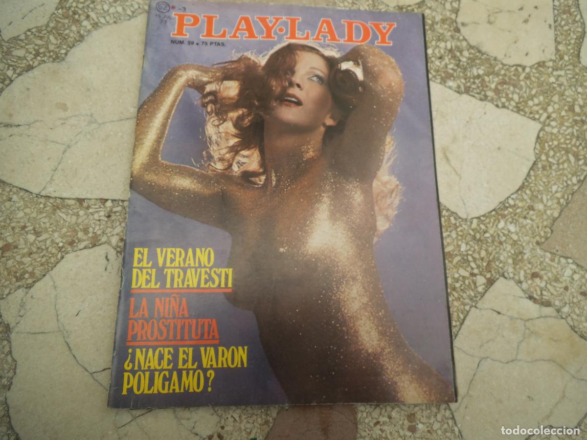 Coleccionismo de Revistas y Peri&oacute;dicos: playlady n&ordm; 59, maria salerno, laura, travestis, las bicis mas absurdas, jodie foster, candy