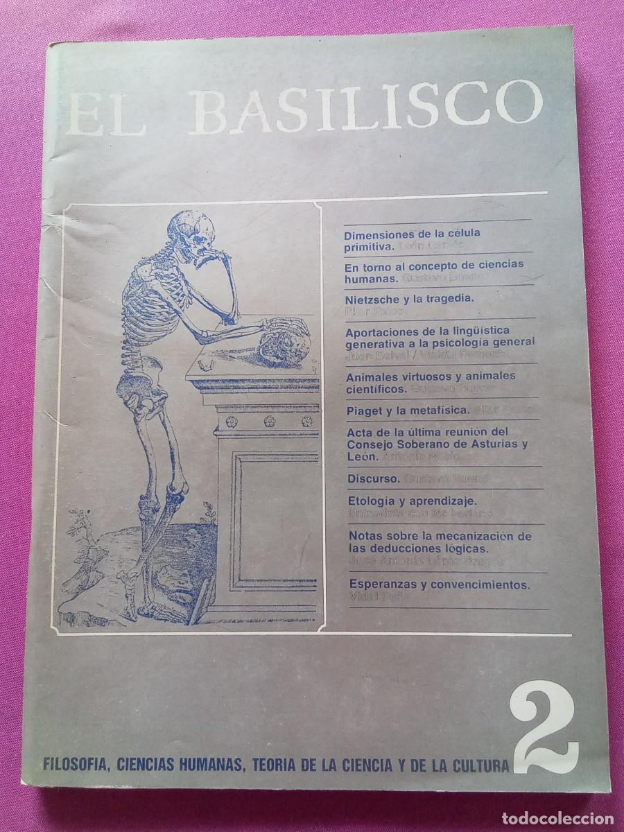 Coleccionismo de Revistas y Peri&oacute;dicos: EL BASILISCO N&ordm; 2 .FILOSOFIA CIENCIAS HUMANAS .L53 2
