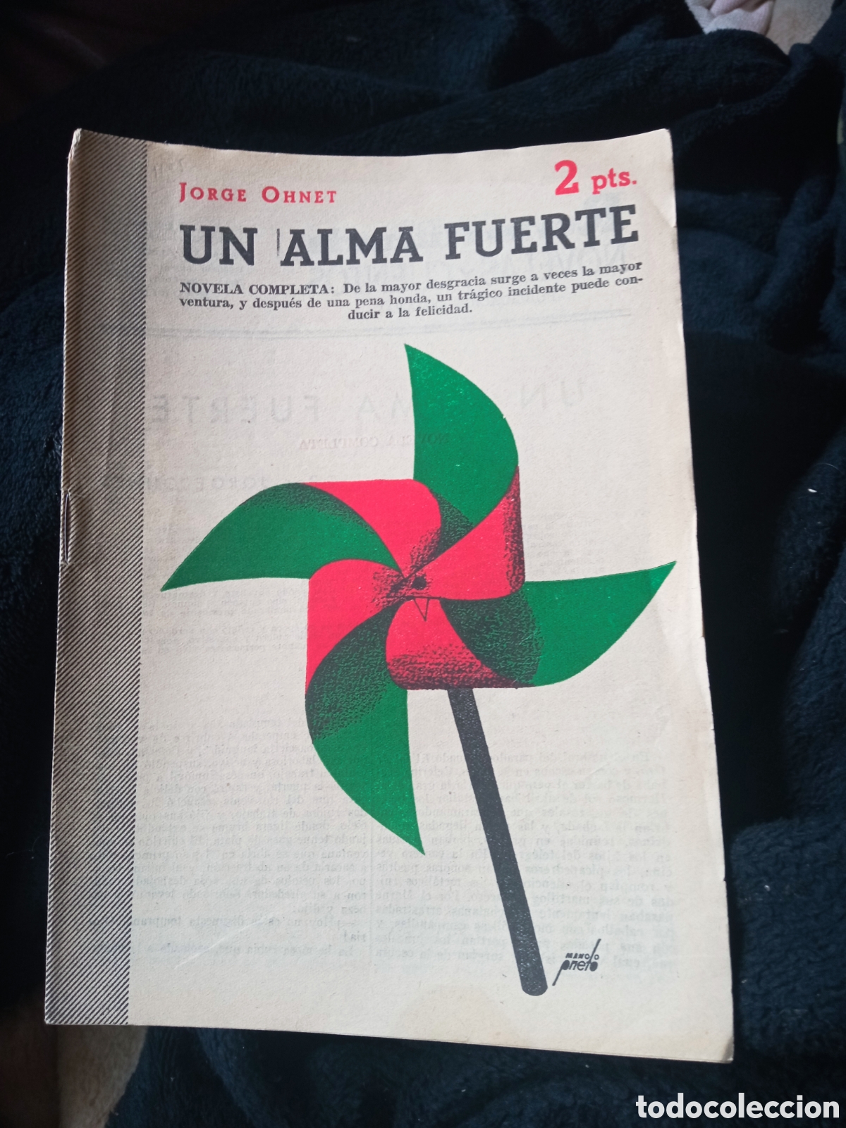 Coleccionismo de Revistas y Peri&oacute;dicos: Un Alma Fuerte, Novela Completa, Colecci&oacute;n Revista Literaria de 1952