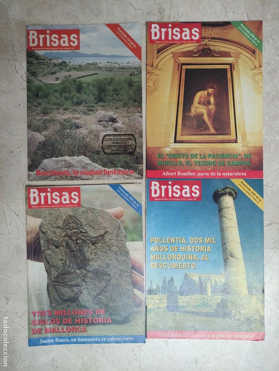 Collezionismo di Riviste e Giornali: Revistas Brisas de &Uacute;ltima Hora: Historia. A&ntilde;os 1990-1994.