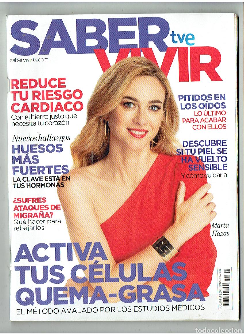 Collectionnisme de Revues et Journaux: SABER VIVIR. N&ordm; 227. MARTA HAZAS. (P/B76)