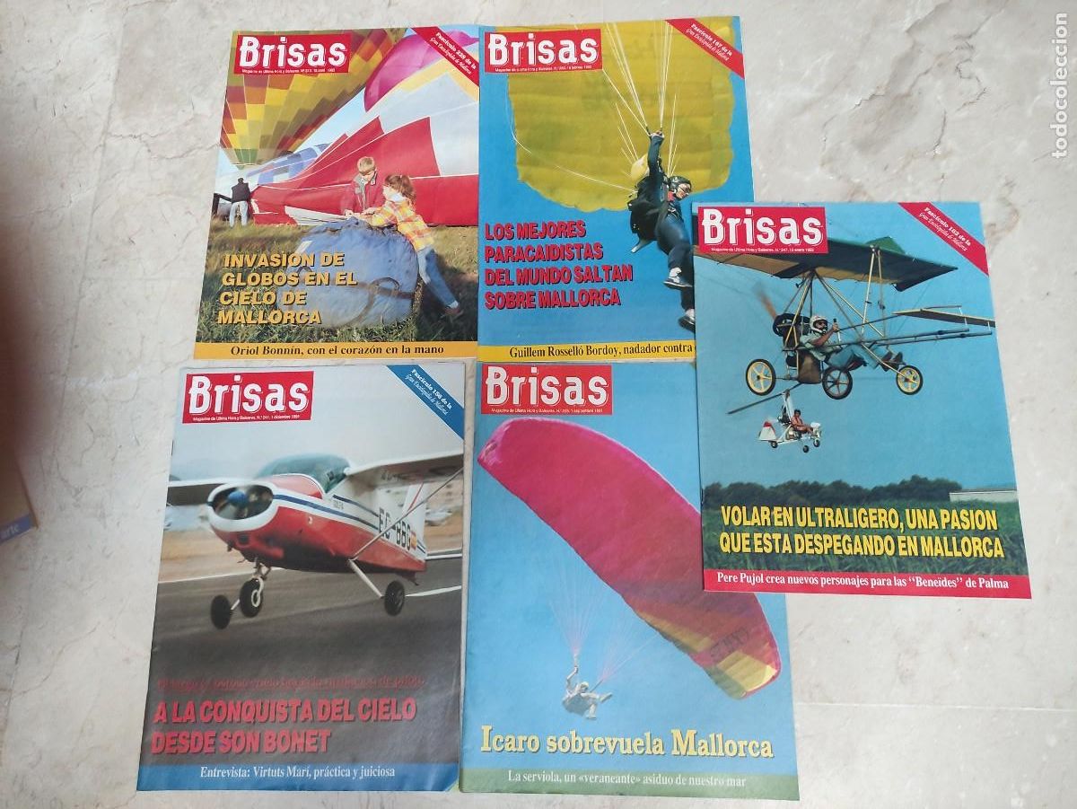 Collectionnisme de Revues et Journaux: Revistas Brisas de &Uacute;ltima Hora: cielo y aviacion. A&ntilde;os 1990-1994.
