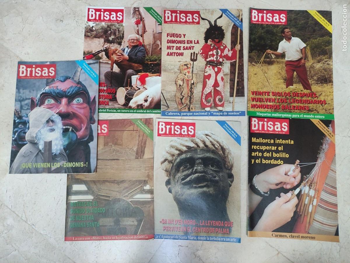 Collectionnisme de Revues et Journaux: Revistas Brisas de &Uacute;ltima Hora: tradiciones. A&ntilde;os 1990-1994.