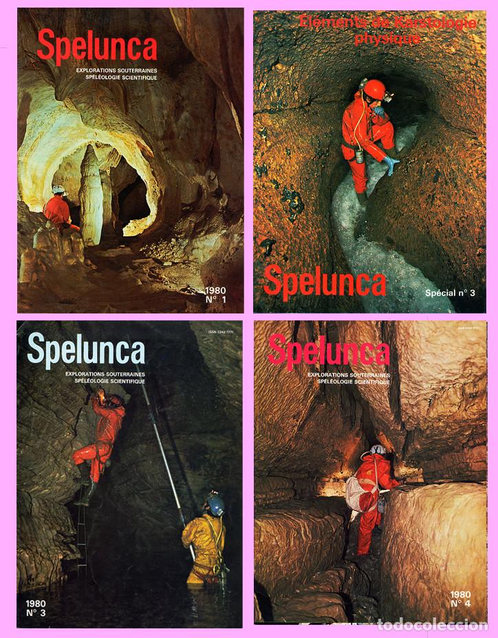 Sammeln von Zeitschriften und Zeitungen: REVISTA SPELUNCA 1,2,3 y 4 (1980) - ESPELEOLOGIA
