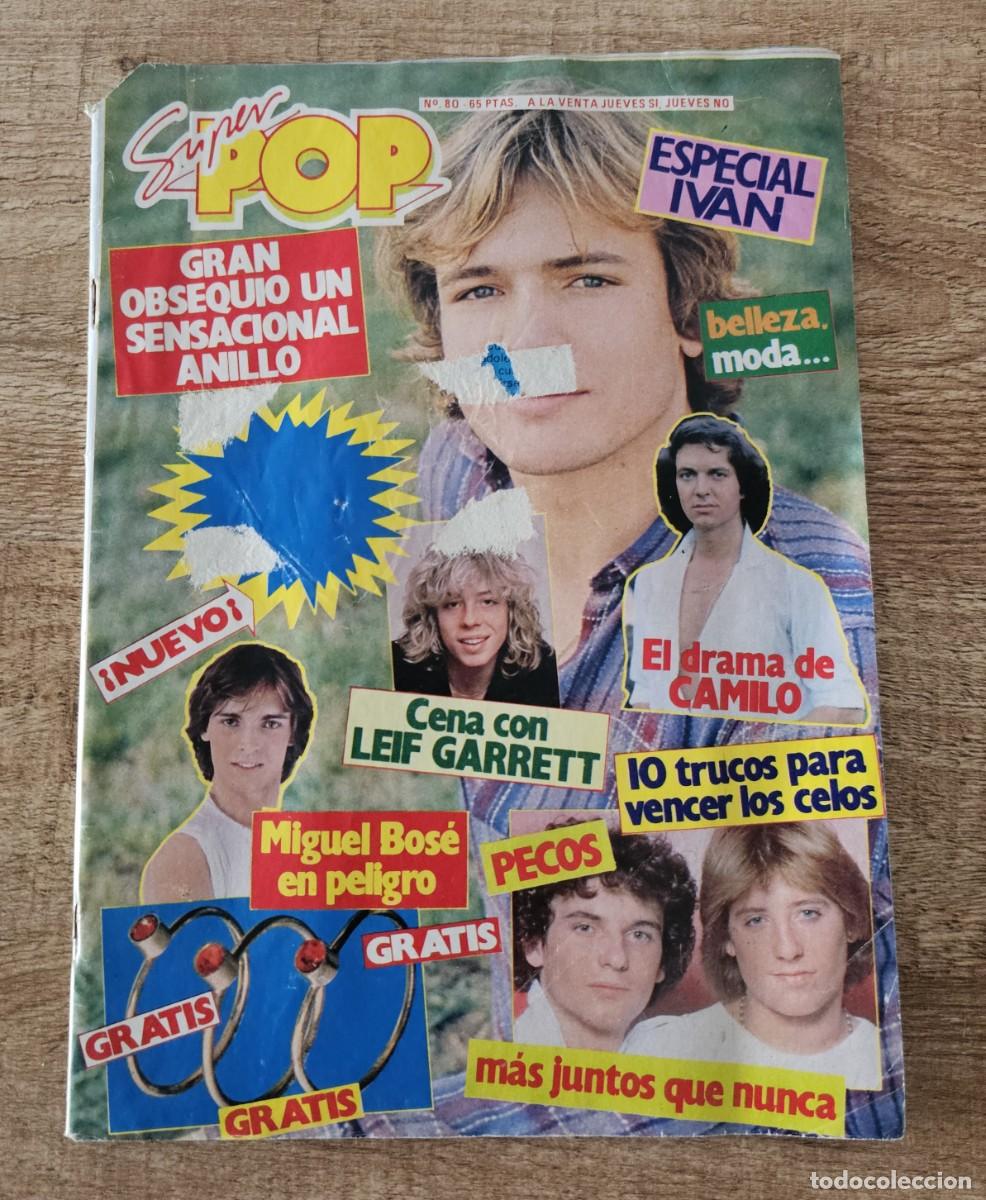 Coleccionismo de Revistas y Peri&oacute;dicos: Revista Super Pop N&deg; 80 Completa - Poster central Camilo Sexto