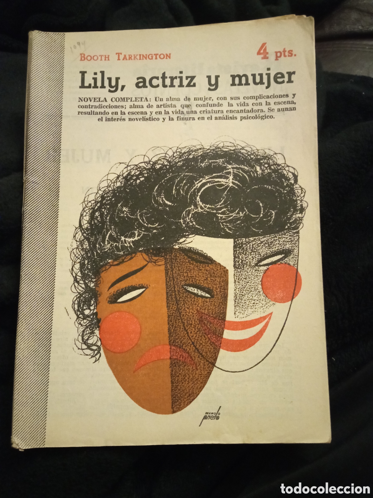Coleccionismo de Revistas y Peri&oacute;dicos: Lily, actriz y mujer, Novela Completa, Colecci&oacute;n Revista Literaria de 1952
