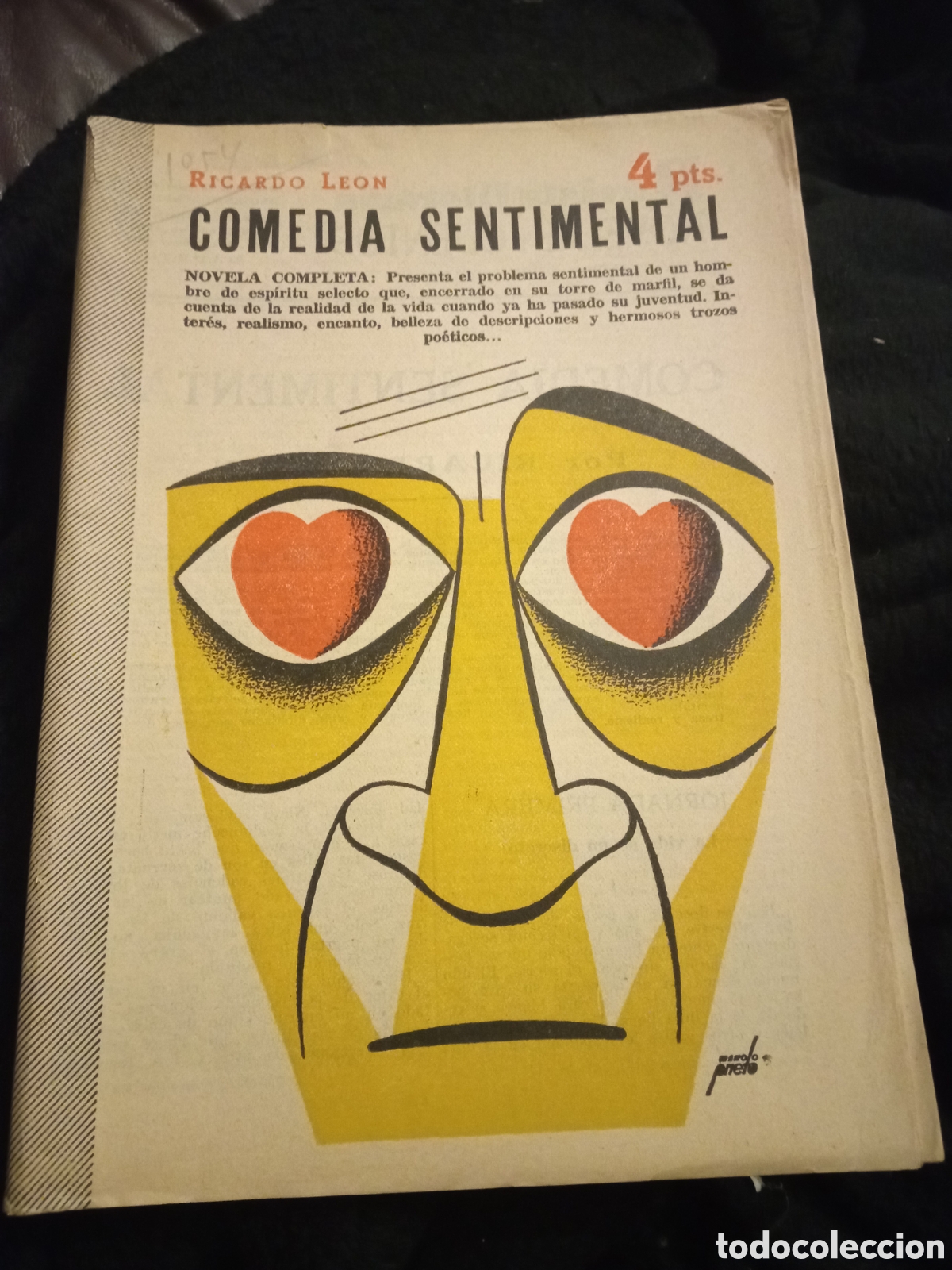 Coleccionismo de Revistas y Peri&oacute;dicos: Comedia Sentimental, Novela Completa, Colecci&oacute;n Revista Literaria de 1951