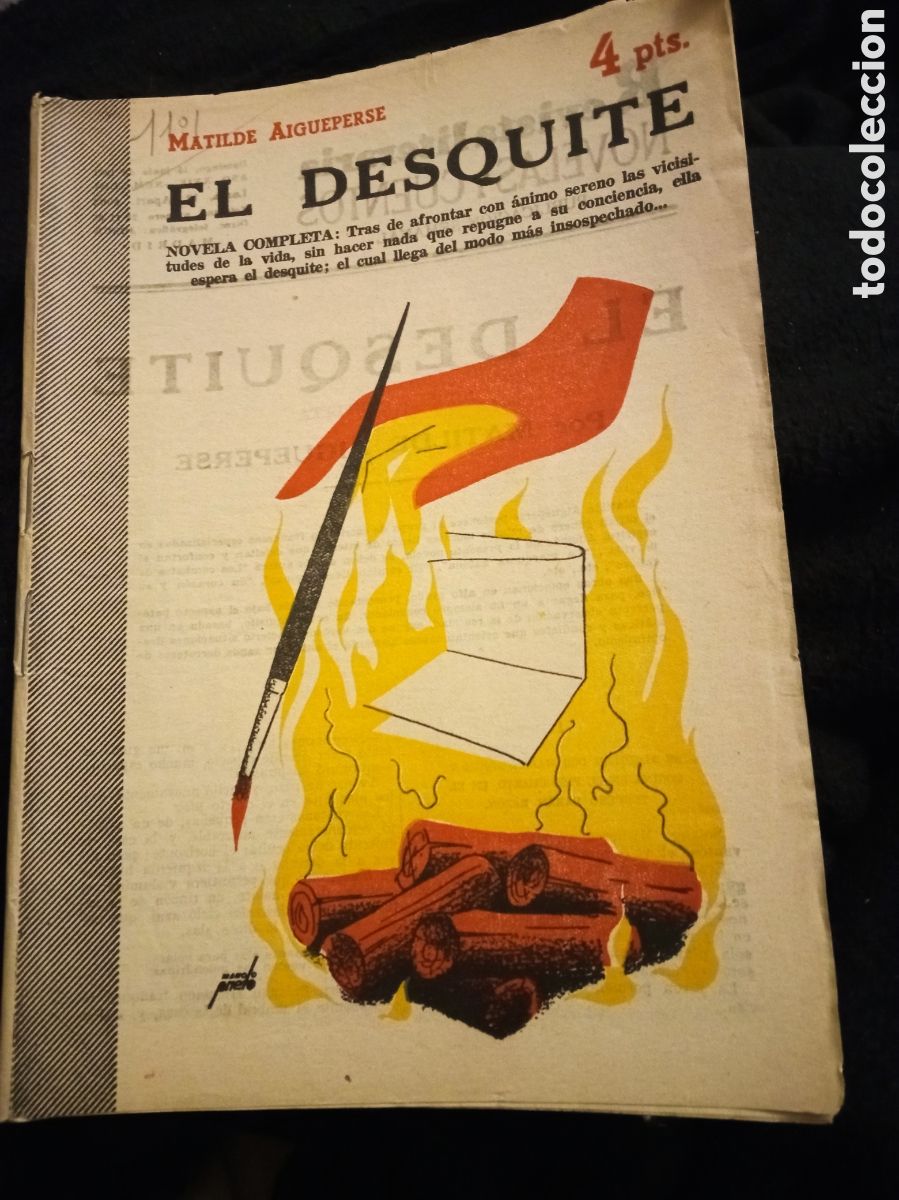 Coleccionismo de Revistas y Peri&oacute;dicos: El Desquite, Novela Completa, Colecci&oacute;n Revista Literaria de 1952