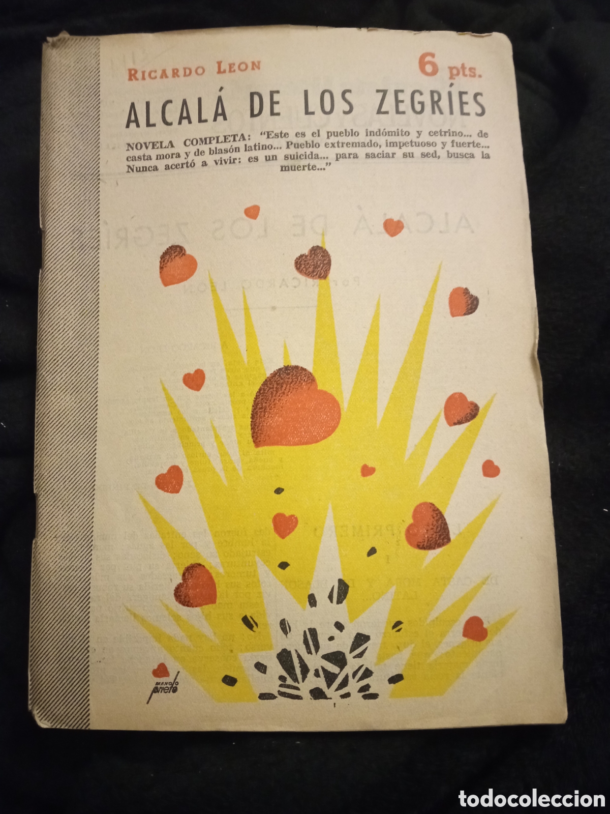 Coleccionismo de Revistas y Peri&oacute;dicos: Alcal&aacute; de los Zegries, Novela Completa, Colecci&oacute;n Revista Literaria de 1952