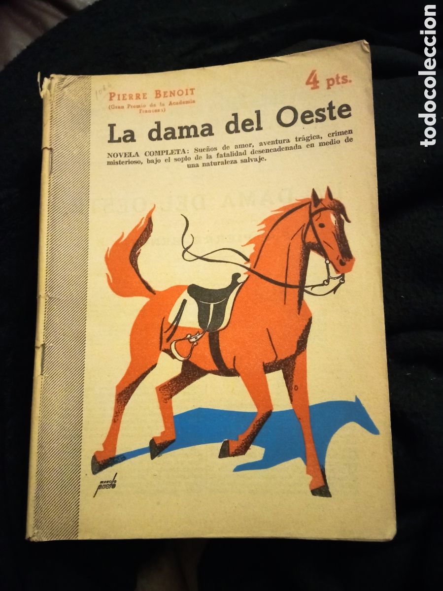 Coleccionismo de Revistas y Peri&oacute;dicos: La Dama del Oeste, Novela Completa, Colecci&oacute;n Revista Literaria de 1951