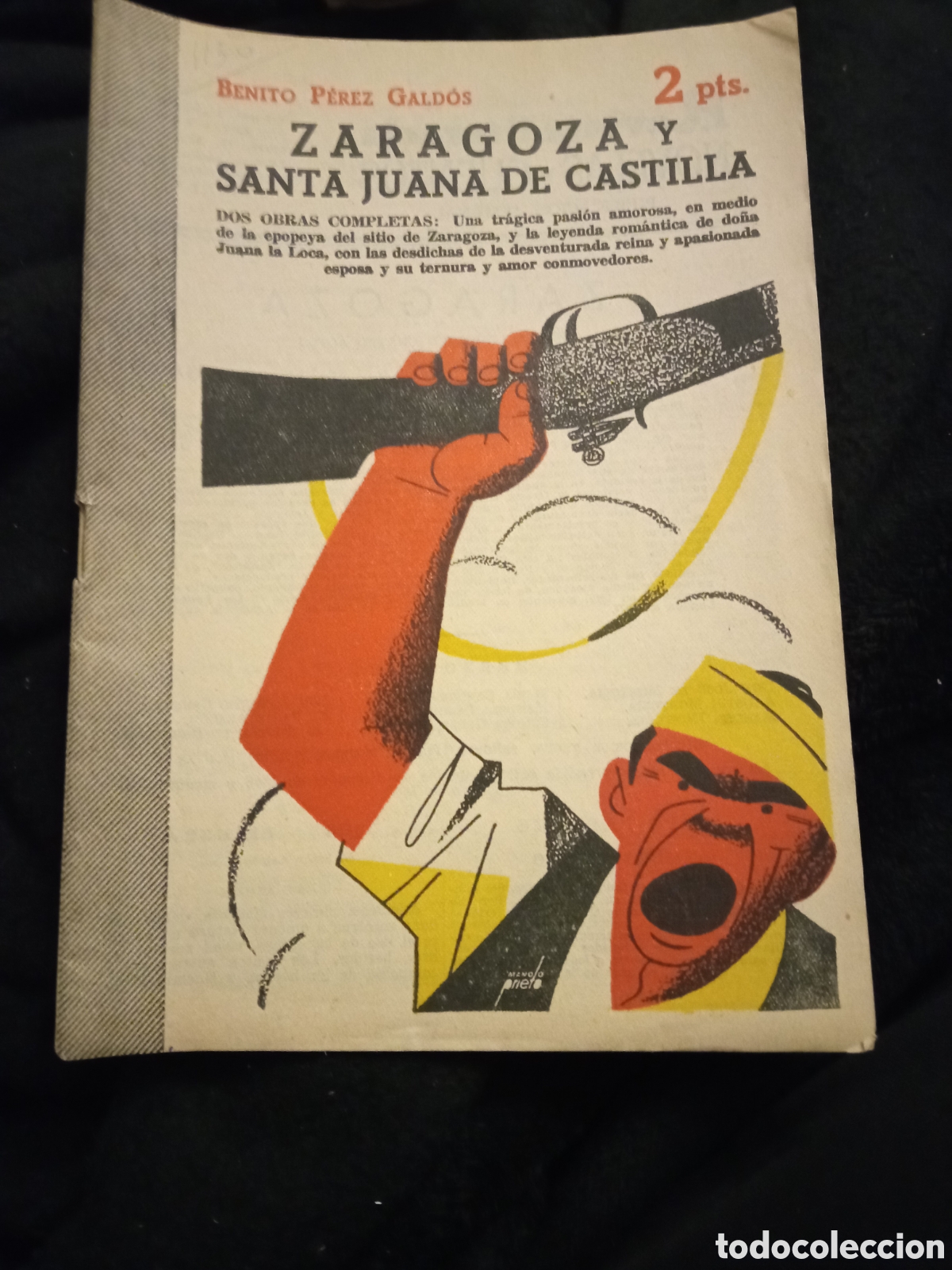 Coleccionismo de Revistas y Peri&oacute;dicos: Zaragoza y Santa Juana de Castilla, Novela Completa, Colecci&oacute;n Revista Literaria de 1953