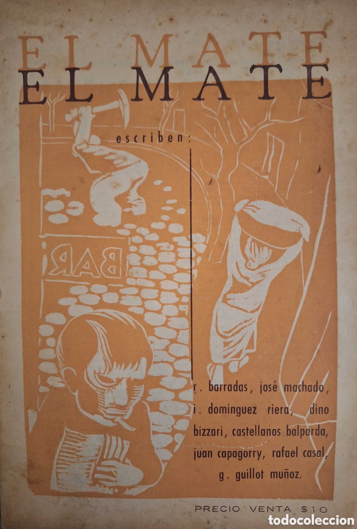 Coleccionismo de Revistas y Peri&oacute;dicos: REVISTA EL MATE A&Ntilde;O 2 No. 8 BARRADAS CAPAGORRY CASAL BIZARRI RIERA MACHADO GUILLOT 1968 TOLEDO CHICO