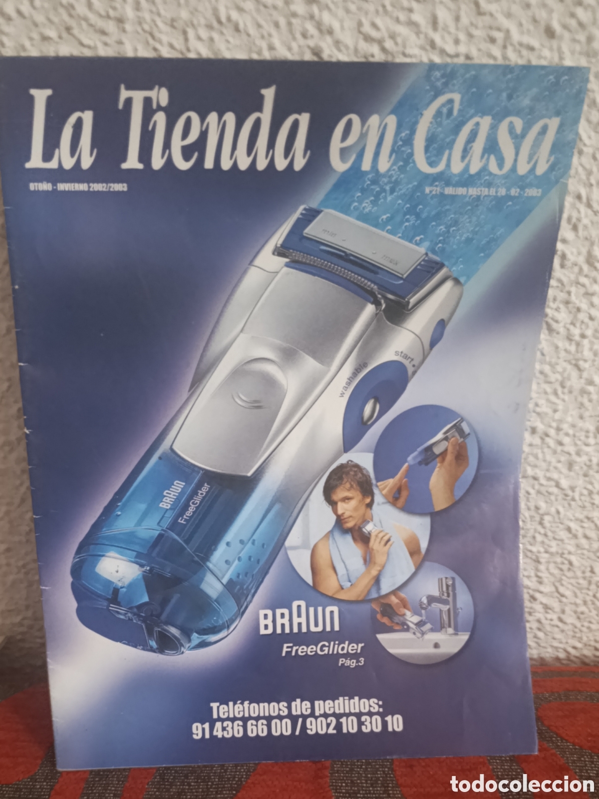 Coleccionismo de Revistas y Peri&oacute;dicos: Cat&aacute;logo La Tienda en Casa - Oto&ntilde;o-Invierno 2002/2003 - Braun FreeGlider