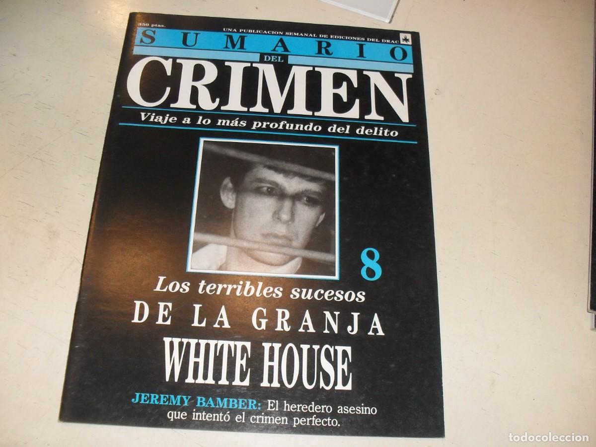 Coleccionismo de Revistas y Peri&oacute;dicos: SUMARIO DEL CRIMEN N&ordm; 8,JEREMY BAMBER,EL HEREDERO ASESINO,DE 100.JESUS DOMINGO EDITOR,1991