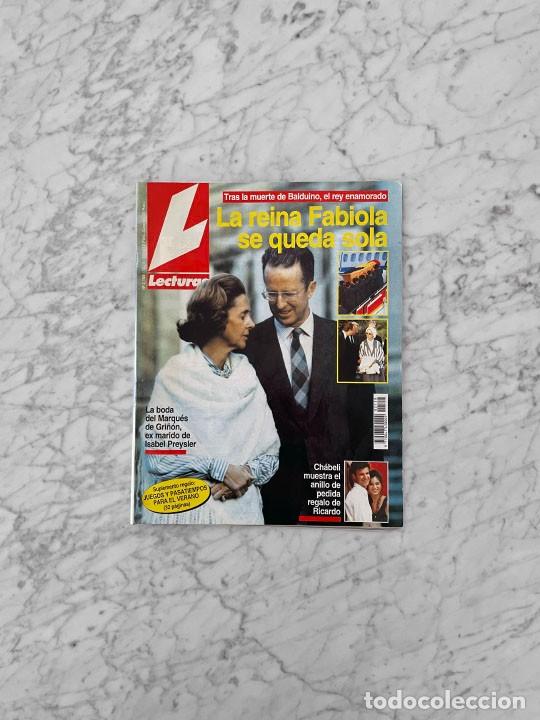 Coleccionismo de Revistas y Peri&oacute;dicos: LECTURAS - 1993 CONCHA VELASCO, MERCEDES MILA, PAOLA DOMINGUIN, ENRIQUE PONCE, QUINI, ISABEL PANTOJA