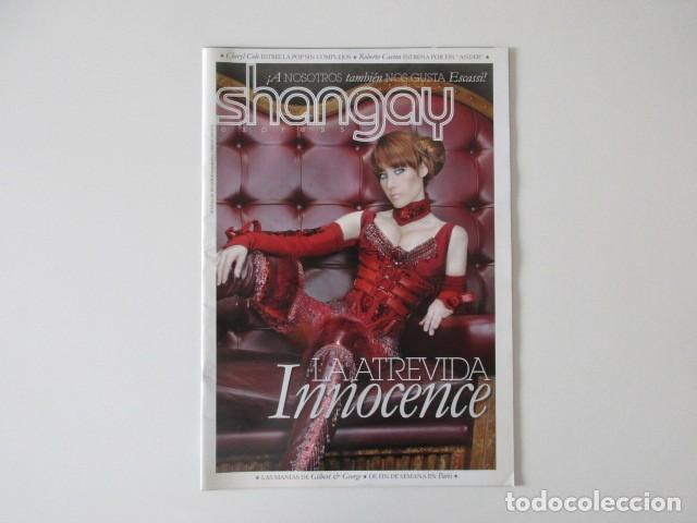 Colecionismo de Revistas e Jornais: SHANGAY N&ordm; 374 - INNOCENCE - ROBERTO CAST&Oacute;N - GILBERT & GEORGE - CHERYL COLE REVISTA GAY 2010 LGTBI
