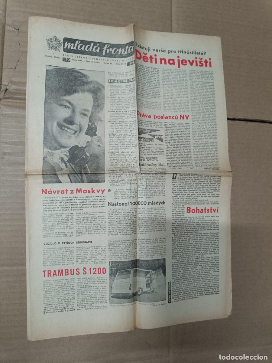 Collection Magazines and Newspapers: ANTIGUO DIARIO CHECO, MLADA FRONTA 1964, CHECOSLOVAQUIA, CESKOSLOVENSKO, COMUNISMO -P12